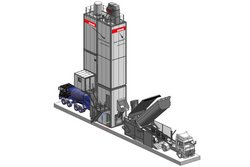 Mobile Betonanlage für den Neubau „GRID“ auf dem BaseLink-Areal