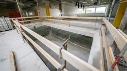 Entkernung und Umbauarbeiten im Spenglerpark in Münchenstein