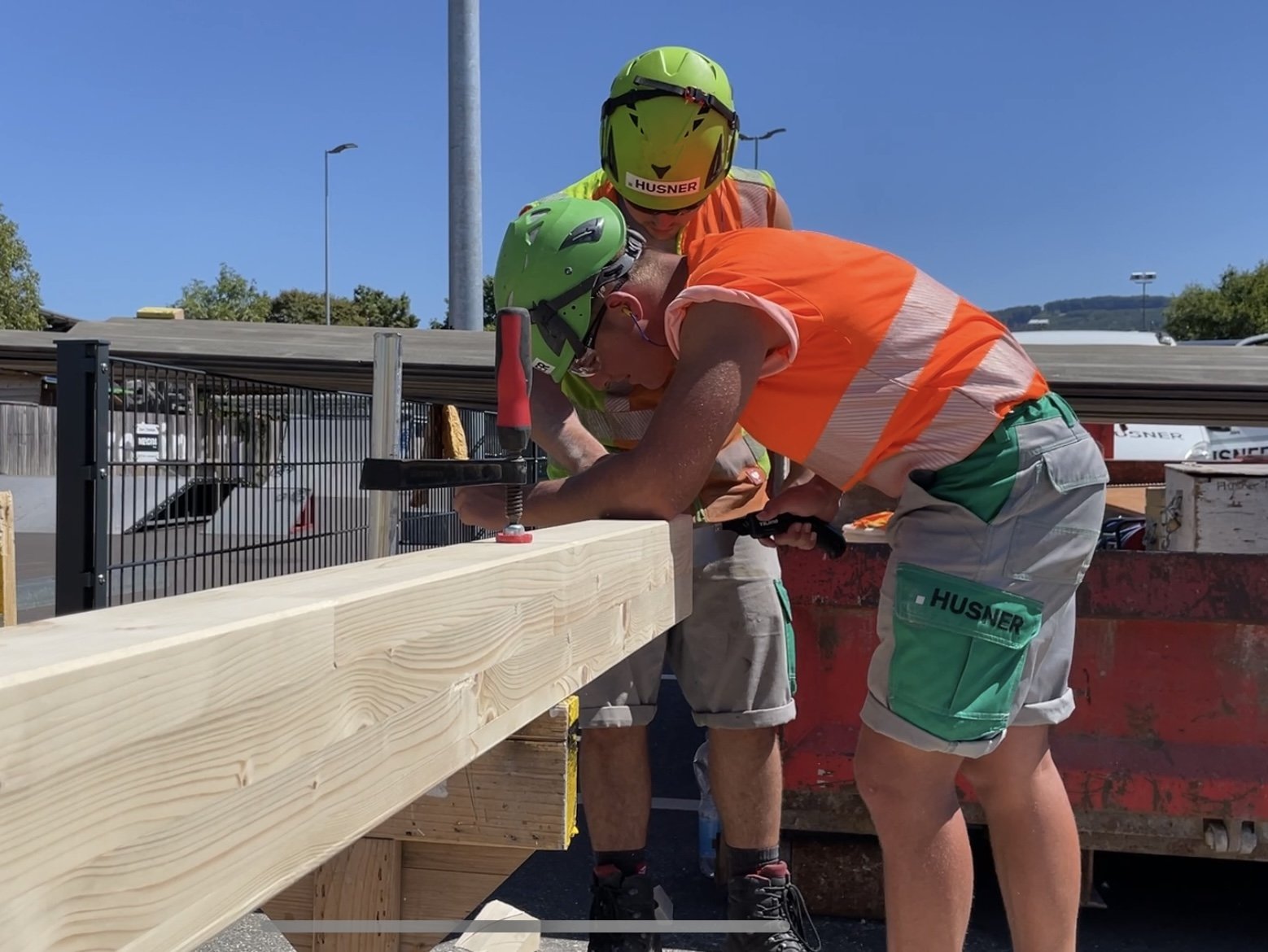 Lehrlingscamp Aesch Holzbau Lehrlingscamp Aesch Holzbau