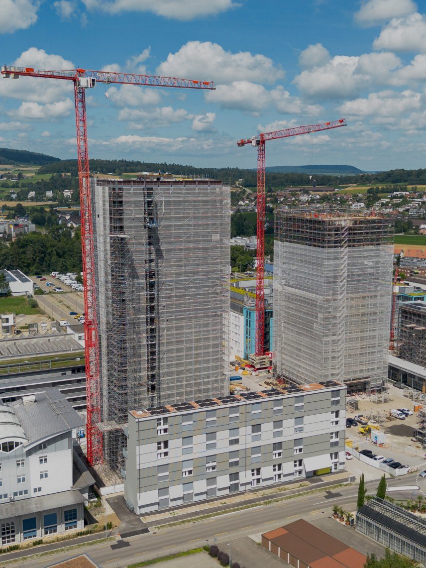 Neubau Regensdorf ZWHATT-Areal Holzbau und Baumeister