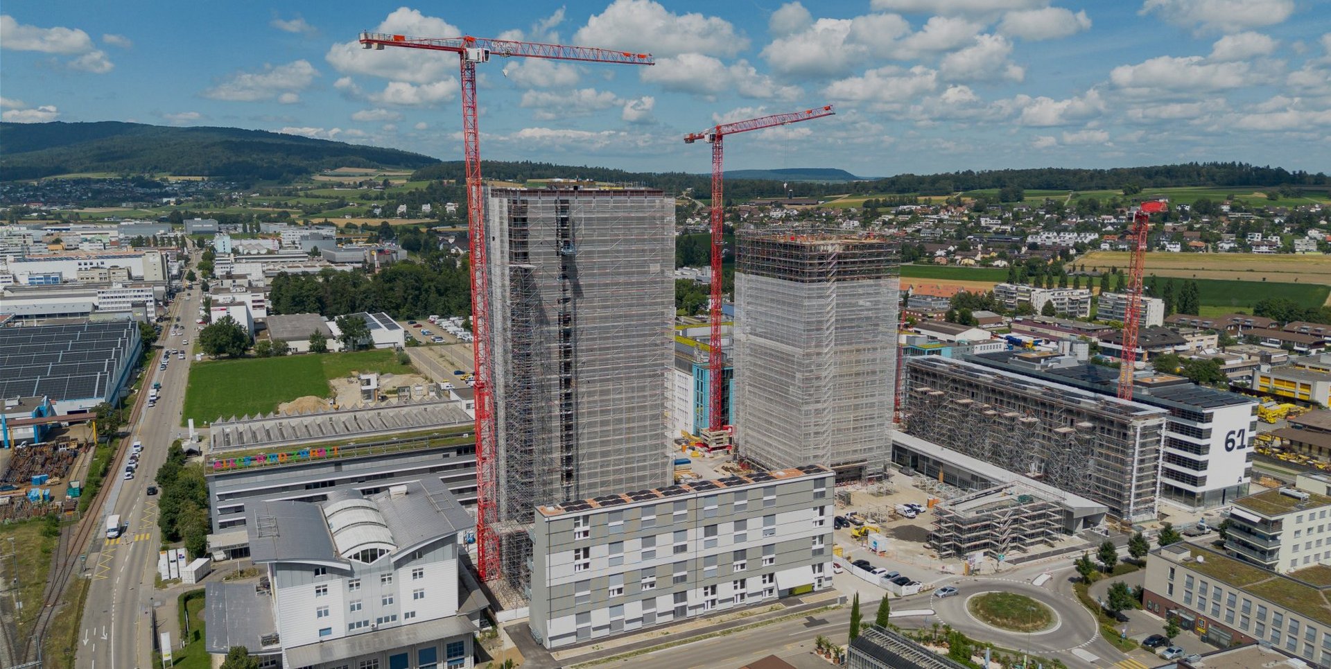 Neubau Regensdorf ZWHATT-Areal Holzbau und Baumeister
