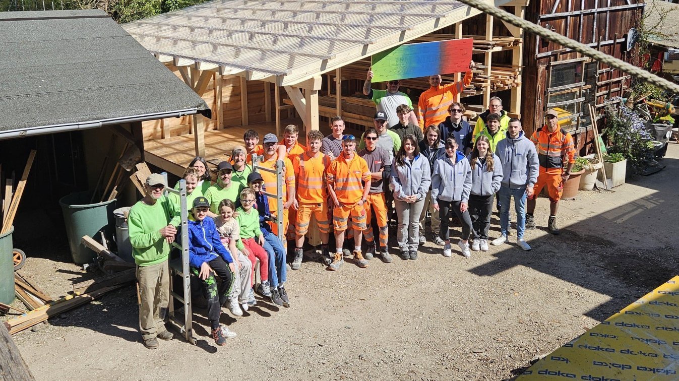 Lernendencamp 2025 Gruppenfoto