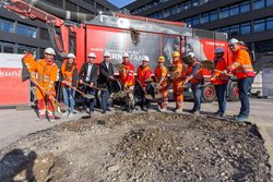 Spatenstich fürs Totalunternehmerprojekt Neubau Kriminalpolizei