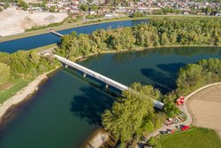 Betonsanierung Schwaderlocher Rheinsteg