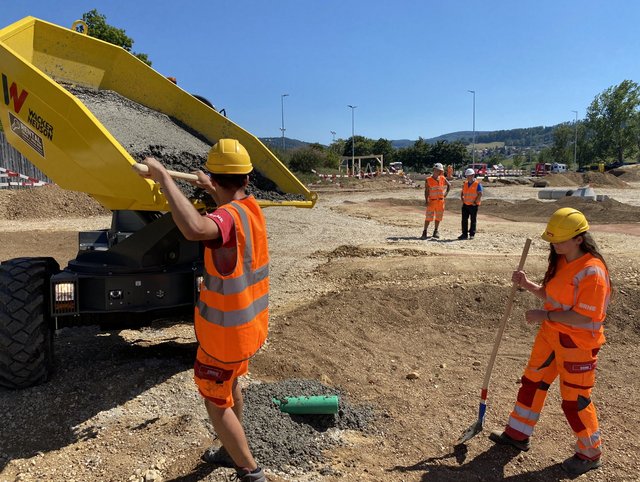 Lehrlingscamp Aesch Betonarbeiten Lehrlingscamp Aesch Betonarbeiten