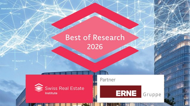 ERNE Gruppe und SwissREI stärken praxisnahe Immobilienforschung