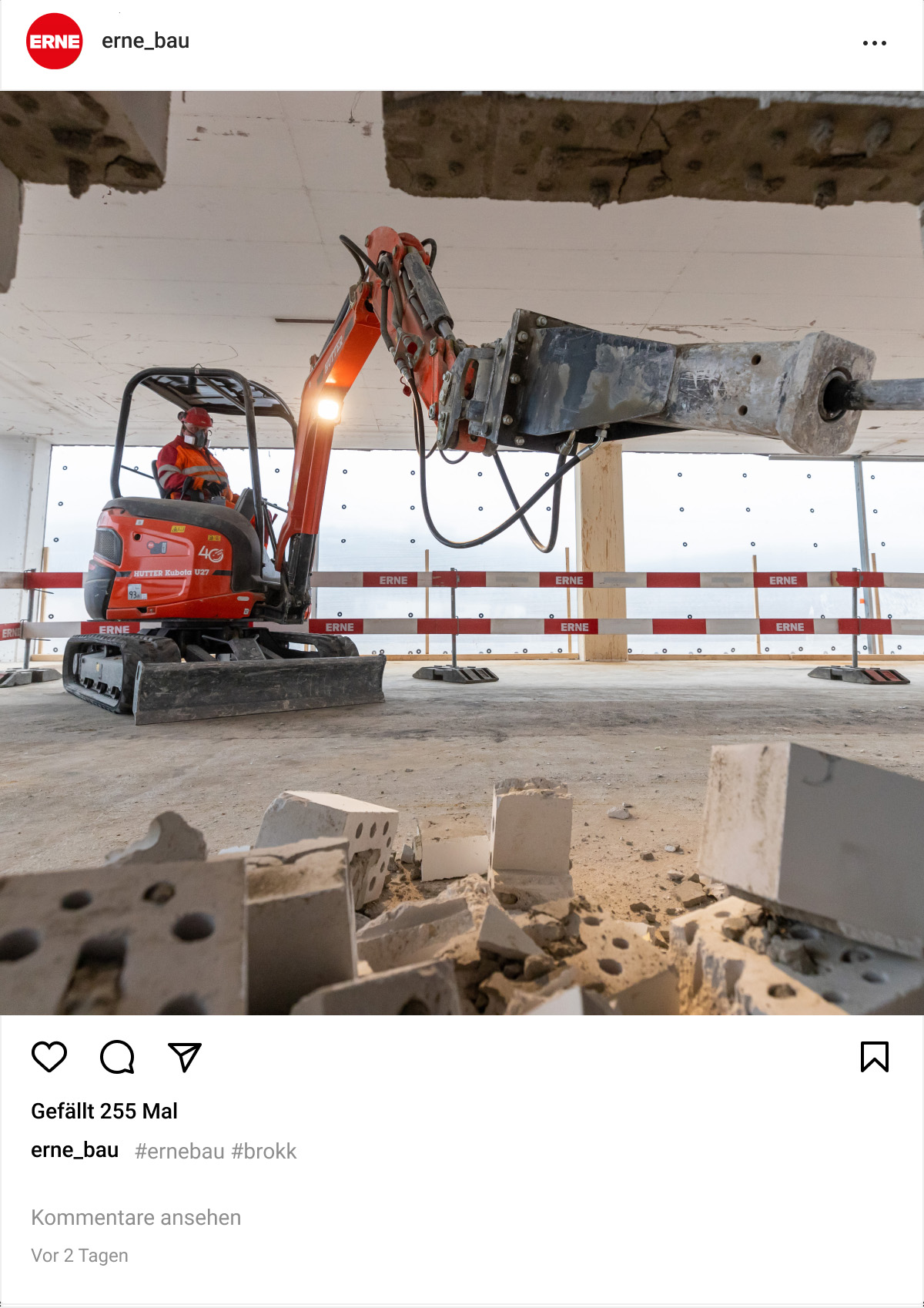 ERNE decon Lehre Bauwerktrenner ERNE decon Lehre Bauwerktrenner