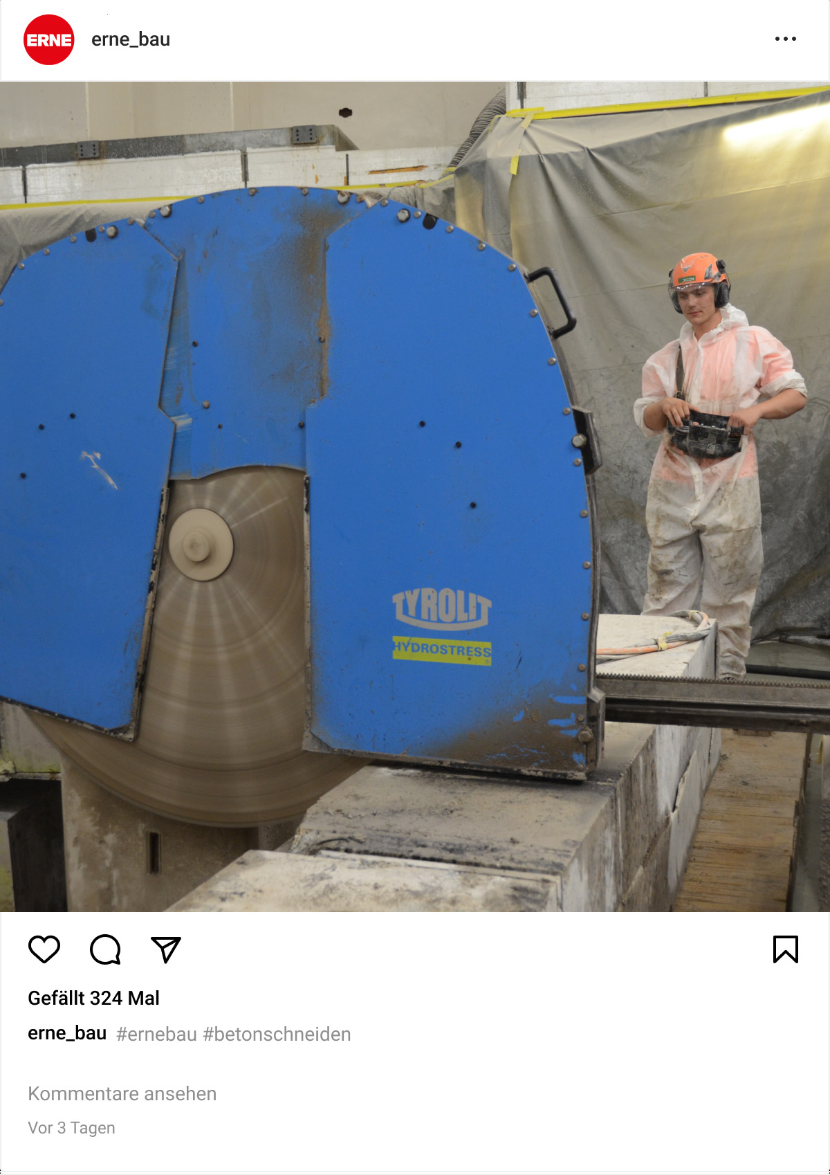 ERNE decon Lehre Bauwerktrenner ERNE decon Lehre Bauwerktrenner