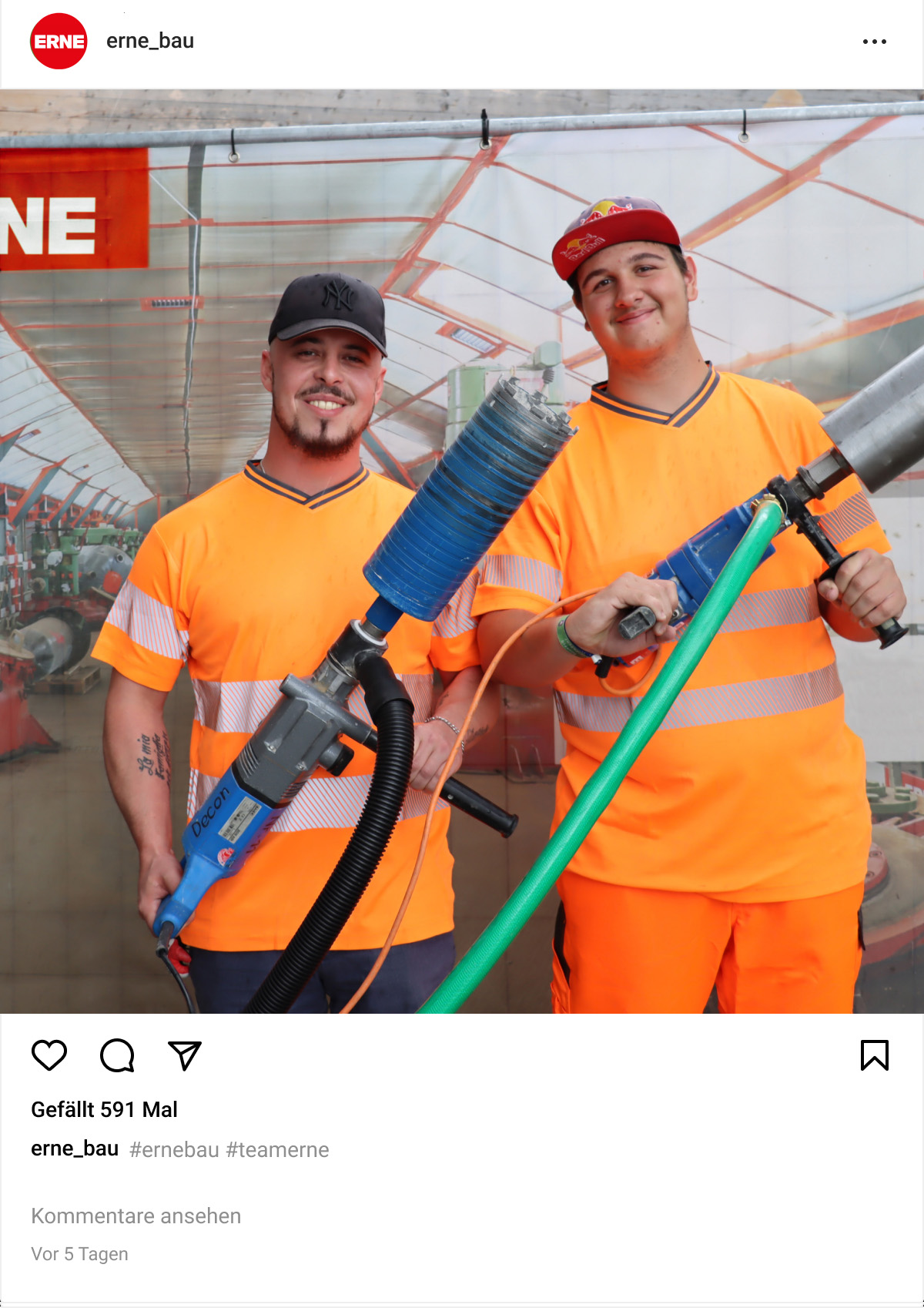 ERNE decon Lernende Bauwerktrenner ERNE decon Lernende Bauwerktrenner