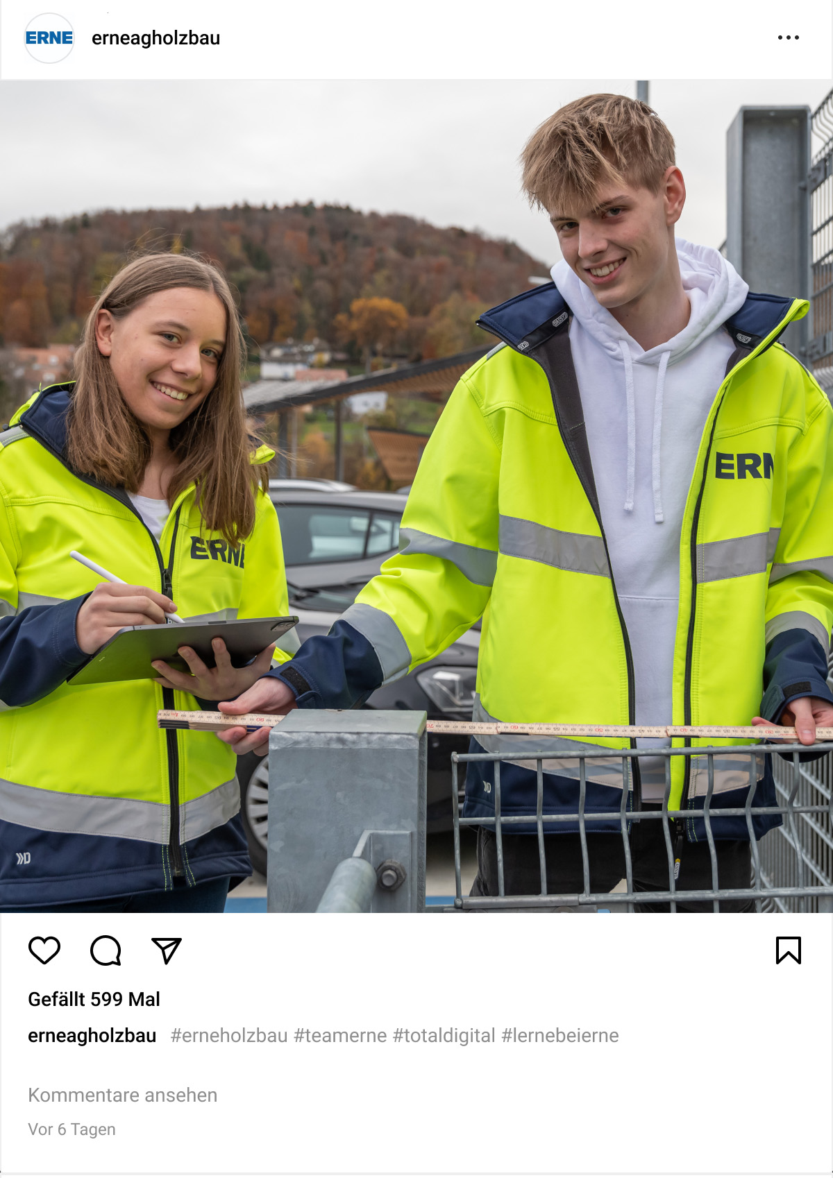 Zeichner Ausbildung ERNE Holzbau Zeichner Ausbildung ERNE Holzbau