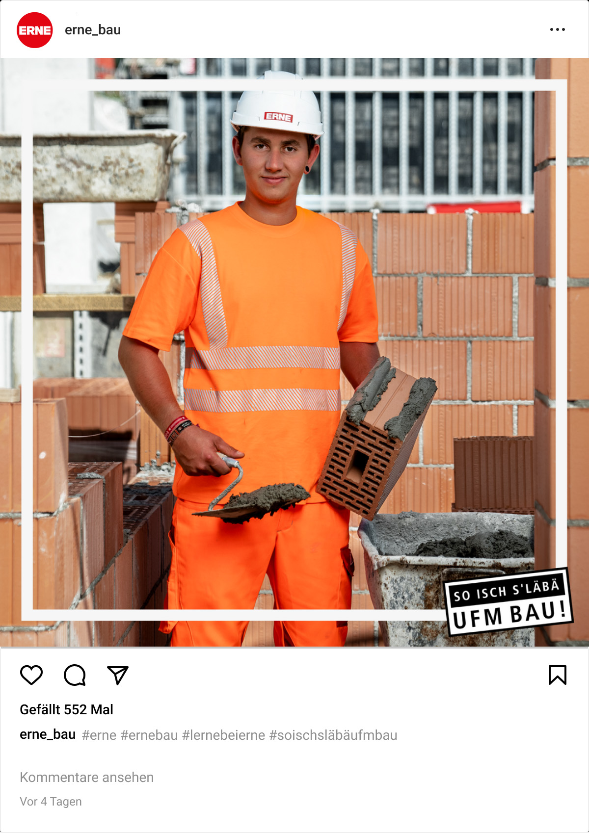 Maurer EFZ Ausbildung Maurer EFZ Ausbildung