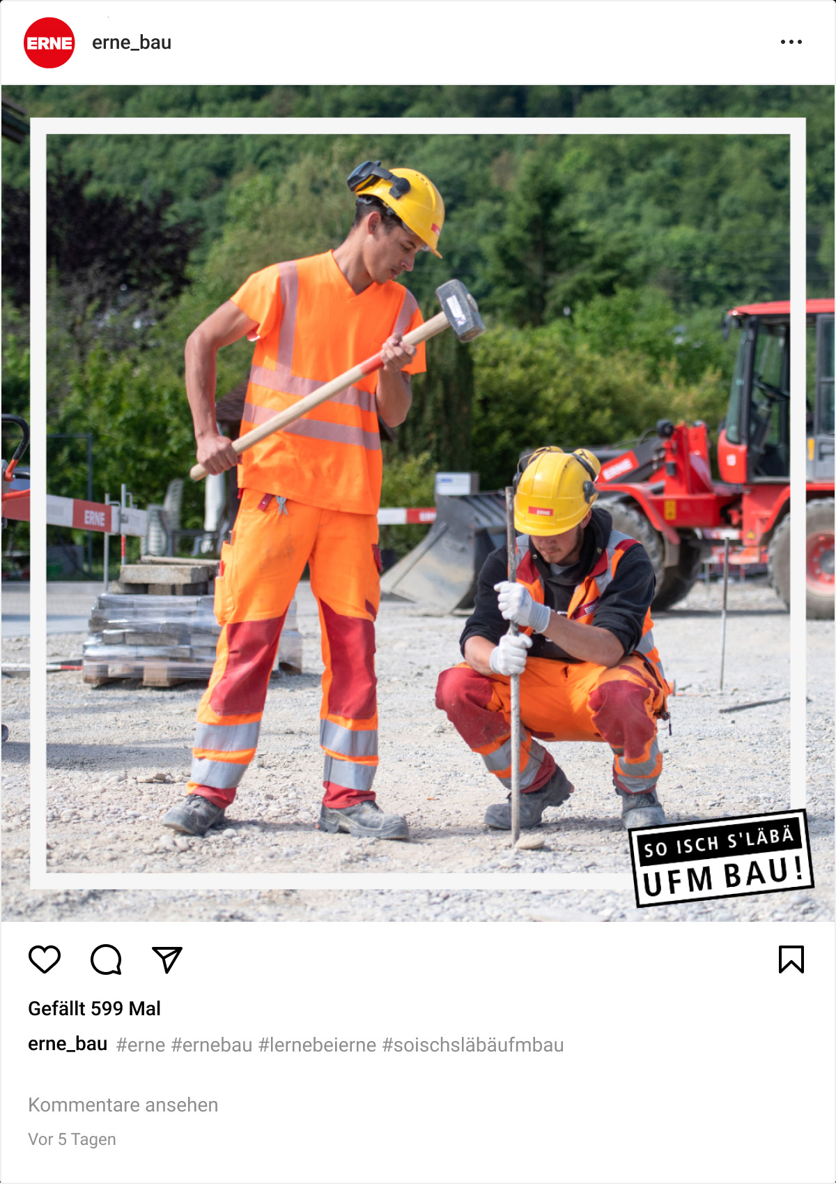 Strassenbauer EFZ Ausbildung Strassenbauer EFZ Ausbildung