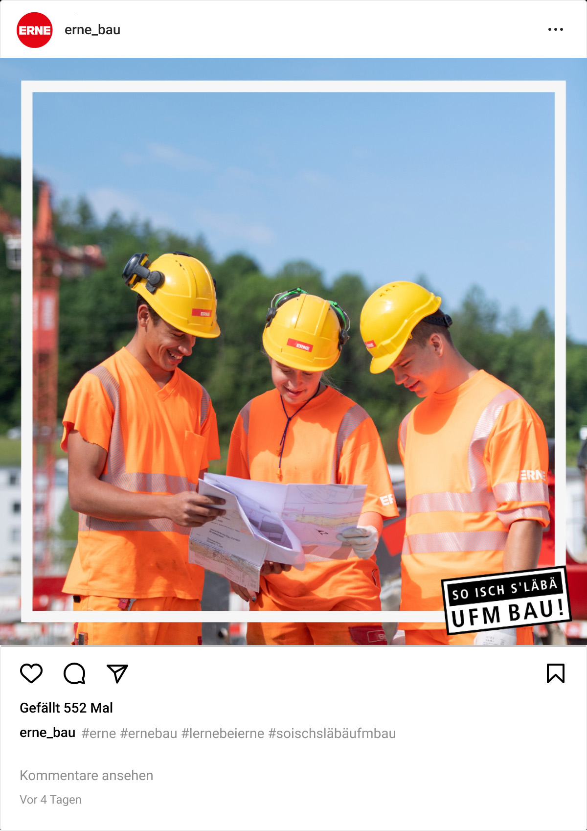 Strassenbauer Ausbildung ERNE Strassenbauer Ausbildung ERNE